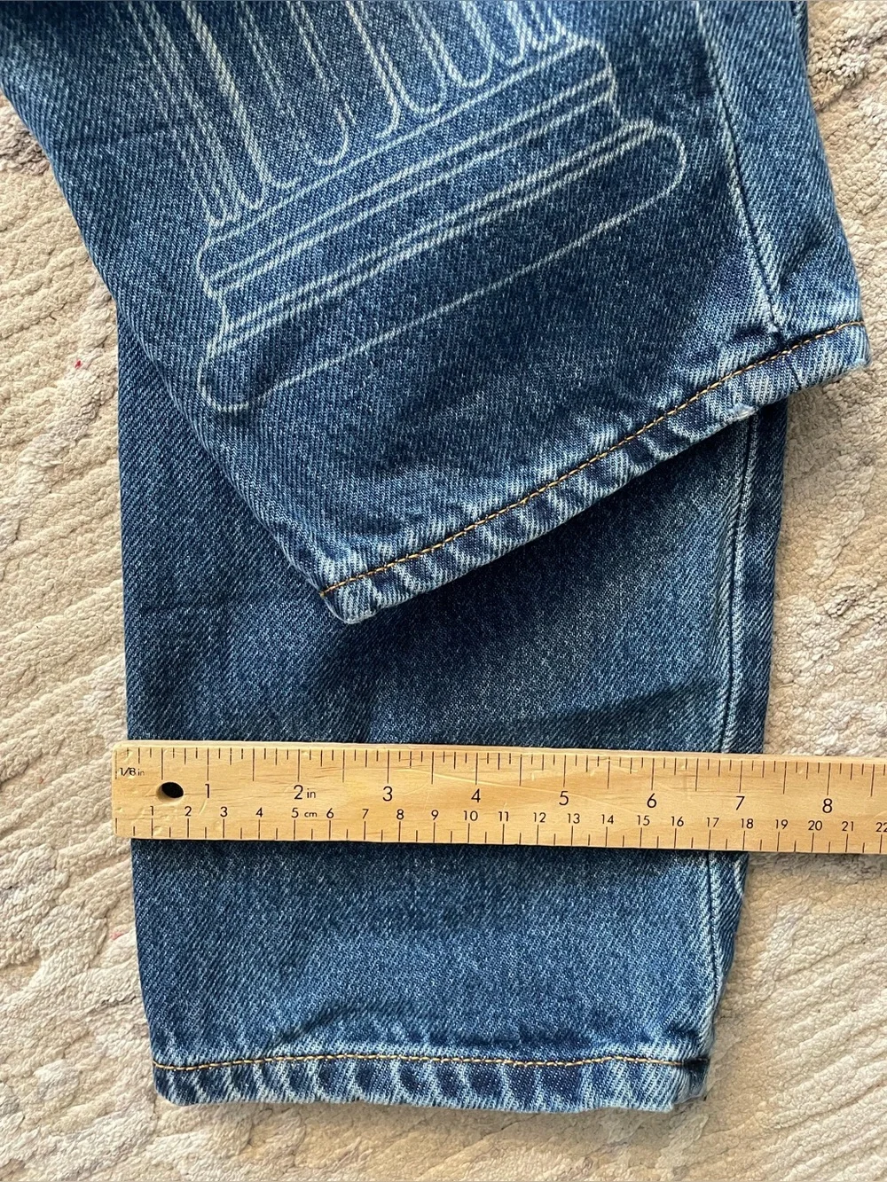 Vivienne Westwood - all cotton blue denim jeans Size 30W x 28L - Picture 7 of 7